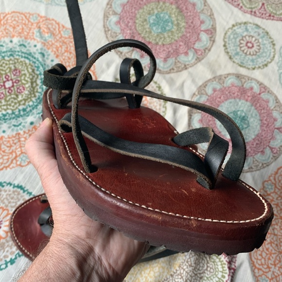 Paul Taylor Asheville NC Men’s Handmade Bespoke Roman Gladiator Sandals 10.5 main image 7